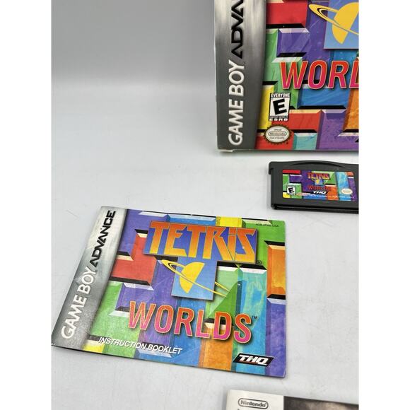 Tetris Worlds GBA Game Boy Advance Complete CIB Great Condition! - Picture 5 of 15